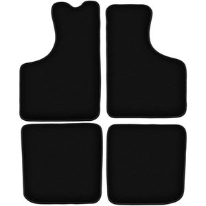 BASIC zwarte veloursmatten voor: Skoda 105 / 120 / 130 sedan (1976-1990)