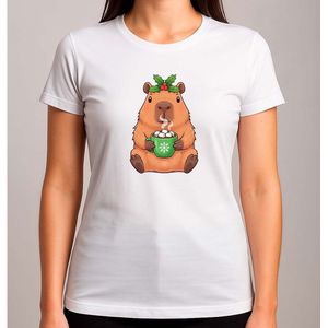 Wrap It, Capy! - T Shirt - MerryChristmas - ChristmasVibes - Funny - Sarcasm - VrolijkKerstfeest - Kerstmis - Grappig - Sarcasme - Capybara - Capy