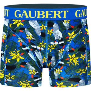 6 stuks GAUBERT® Heren Katoenen Boxershorts | premium herenondergoed | maten M - XXL | Thema: tropical birds