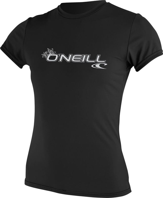 ONEILL WETSUITS - WMS Basic Skins S/S Rash Tee - Rash Vest - Sneldrogend - UV-bescherming UPF 50+ - 4-weg Stretch