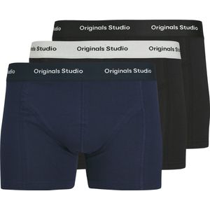 JACK&JONES ADDITIONALS JACVESTERBRO SOLID TRUNKS 3 PACK NOOS Heren Onderbroek - Ocean Cavern Black - Black