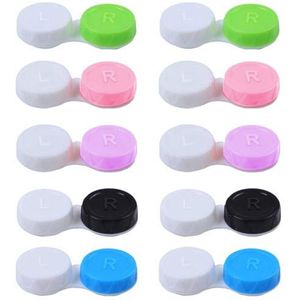 Set van 20 Reis Contactlenshouders en Opbergdozen
