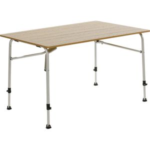Travellife Sorrento Campingtafel Honeycomb Bruin 100x70 - Kras- en hittebestendig - Extreem lichtgewicht - Inclusief draagtas