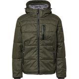 Outdoor - Halflange Pufferjack - Winterjas - Met Ritssluiting en Verstelbare Capuchon