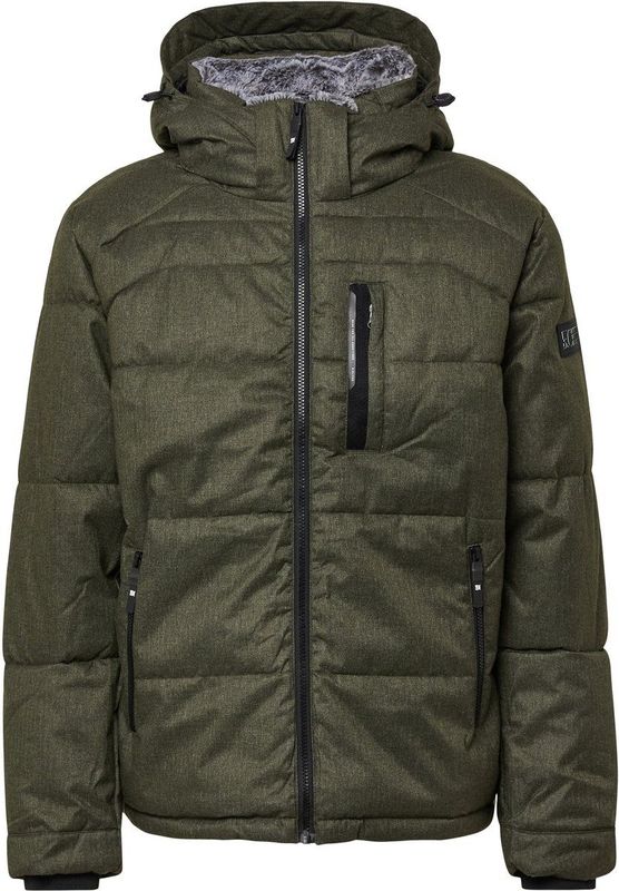 Outdoor - Halflange Pufferjack - Winterjas - Met Ritssluiting en Verstelbare Capuchon