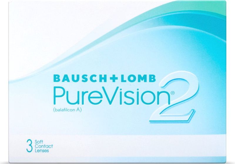 PureVision - 2 - Dag- en Nachtlenzen - Balafilcon A - Silicone Hydrogel