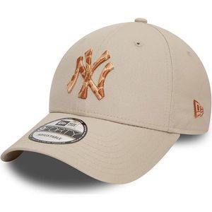 New Era New York Yankees Animal Infill Light Beige 9FORTY Adjustable Cap