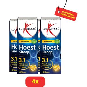 Lucovitaal Hoestsiroop - 4 x 120 ml Voordeelverpakking