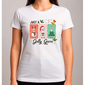 Jolly Goose Merry Christmas - T Shirt - MerryChristmas - ChristmasVibes - Funny - Sarcasm - VrolijkKerstfeest - Kerstmis - Grappig - Sarcasme - Kat - Cat