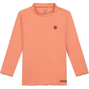 Prénatal baby shirt - Meisjes - Peach Orange - Maat 56
