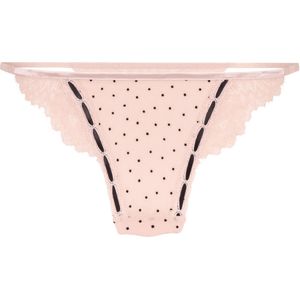Hunkemöller Dames Lingerie String Dorothy - Roze - maat XS