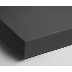 Papillon hoeslaken - dubbel jersey - 160 x 200 - Antraciet