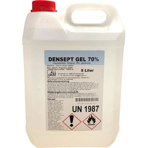 Alcoholgel 70% 5 Liter, 2 flessen