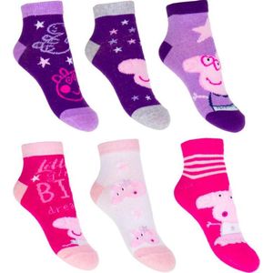 Peppa Pig sokken - 6 pack - Maat 27 - 30
