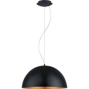 EGLO Gaetano 1 Hanglamp - E27 - Ø 53 cm - Zwart/Koper