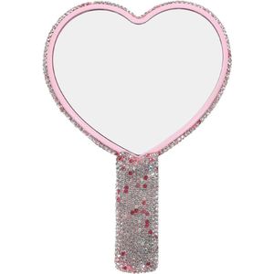 Cosmetische Handspiegel van Kristal - Glitter Compacte Make-up Spiegel