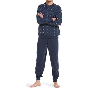 Robson Heren pyjama Katoen - Dark Blue - 52 - Blauw