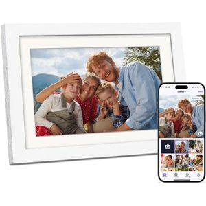 DailySupplies® Digitale Fotolijst met Wifi - Fotolijsten - Frameo App - HD Kwaliteit - Wit