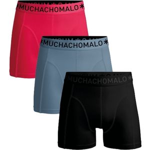 Muchachomalo Heren Boxershorts - 3 Pack - Maat S - 95% Katoen - Mannen Onderbroeken