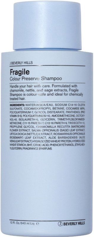 J Beverly Hills Blue Fragile Shampoo 340 ml