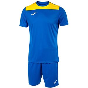Joma - Phoenix II - Sportset - Royal-Geel - Functioneel T-shirt en Shorts