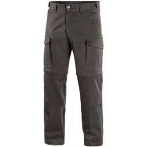Werkbroek CANIS SAFETY CXS VENATOR heren, afritsbare pijpen, kaki, maat 46