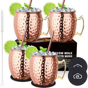 Moscow Mule Bekers - Moscow Mule Beker - Moscow Mule - Moskow Mule Bekers - Cocktailglas - Cocktailglazen