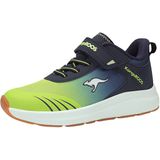 KangaROOS - KB-Rida EV - Sneakers - Donkerblauw/Groen - Synthetisch/Mesh