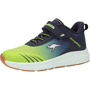 KangaROOS - KB-Rida EV - Sneakers - Donkerblauw/Groen - Synthetisch/Mesh