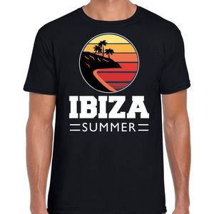 Spaans zomer t-shirt / shirt Ibiza summer voor heren - zwart - beach party outfit / vakantie kleding / strand feest shirt XXL