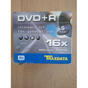 Traxdata DVD+R 5pk