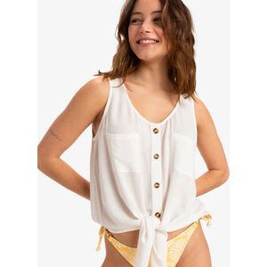 Tropical Hill - Eenvoudige Top - Groen - Viscose Crêpe