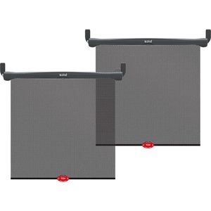White Hot Auto Zonnescherm - 2 Stuks Zonwering UV Bescherming - Kinderen - Afneembaar - Hitte Indicator - Meeste Voertuigen - Must-Have Accessoire - Zonnescherm