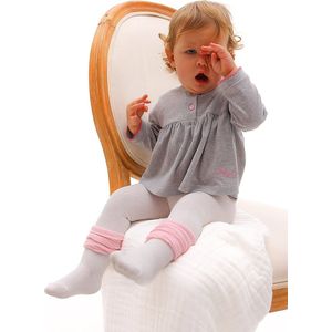 RobyKris Baby Trendy Maillot met franjes - Katoen - Wit - Maat 80-86