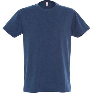 Clique New Classic-T 029360 - Blauw Melange - XL
