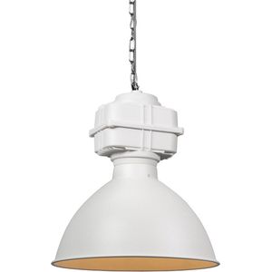 QAZQA sicko - Industriele Hanglamp - 1 lichts - H 1500 mm - Wit - Industrieel - Woonkamer
