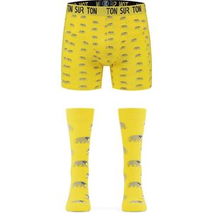 Ton Sur Ton - Jumbo- Matchende sokken en onderbroeken - S/40-43