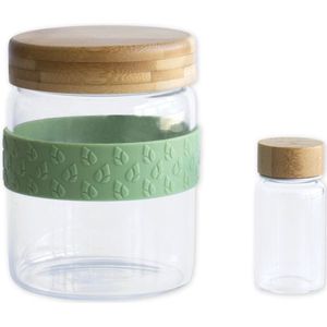 Lunchbox 2 Delig, Glas, 700 ml/50 ml - Pebbly