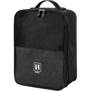 Reistas voor schoenen, geschikt voor 3 paar schoenenzakken voor op reis, waterdichte schoenenorganizer, opbergtas voor op reis, sneakerreistas voor dames en heren, opbergtas voor schoenen met rits, draagbare schoenentas