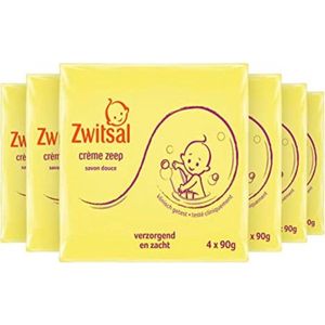 Zwitsal Zeep Crème - 8 Pakken van 4 x 90 Gram - Voordeelverpakking - 32 Stuks a 90 Gram
