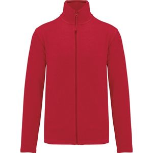 Kariban Microfleece met rits heren K911 - Red - 5XL