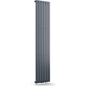 Blumfeldt Badkamerverwarming - 1420 Watt - Designradiator - Zuinig en vlak - Verticaal - Wandverwarming voor Bad- en woonkamer - Geruisloos - Radiator met thermostaat - Antraciet