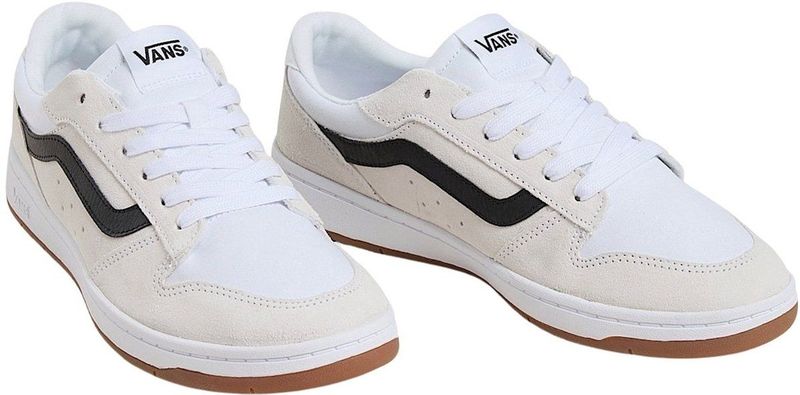 Vans Ryland - Sneakers - Zwart Wit - Suède Canvas - Vetersluiting