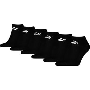 Puma unisex sneakersokken enkelhoog voor dames en heren, set van 6