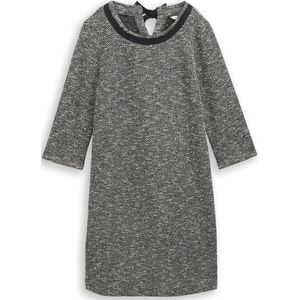 Tom Tailor Bouclé jurk met strikdetail
