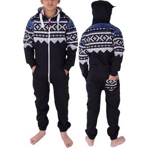 Uniseks - Jumpsuit - Skelet - Halloween - 2-13 jaar