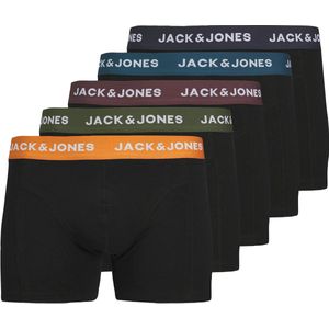 Jack & Jones heren 5P boxers oliver combi zwart