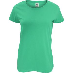Fruit Of The Loom Dames/ Vrouwen Dames-Fit Original T-Shirt met Korte Mouwen (Kelly Groen)