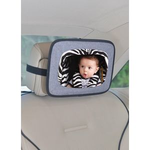 Altabebe - Autospiegel voor baby op de achterbank - Grijs - maat Onesize