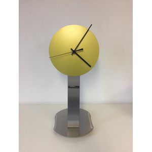 Tafelklok Rock around the Clock LIME GREEN Design